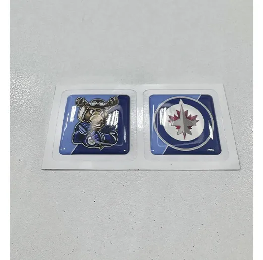 Наклейки на телефон логотип+талисман ХК Winnipeg Jets