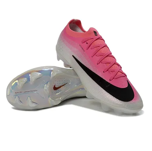 Бутсы Nike Air Zoom Mercurial Vapor 17 Elite FG серебристо-розовые