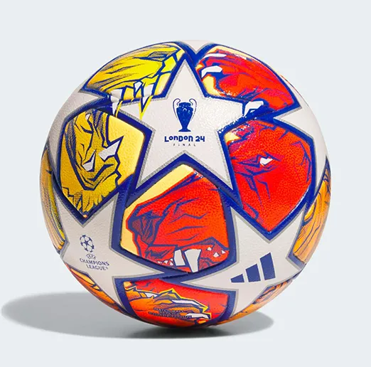 Мяч футб. 5 ADIDAS CHAMPIONS LEAGUE 2024 FINAL MCH03 бело-желто-красный