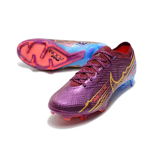Бутсы Nike Air Zoom Mercurial Vapor 15 Elite FG фиолетовые детские