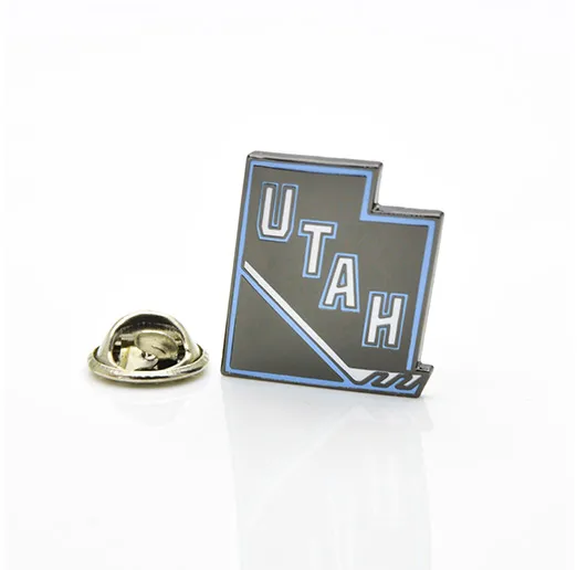 Значок НХЛ Юта Маммот Эмблема с надписью