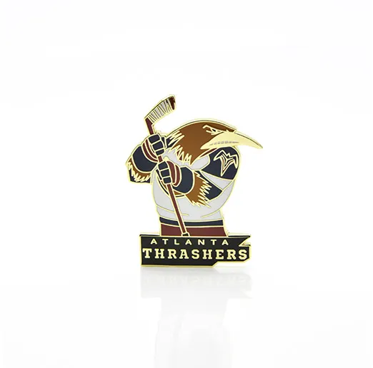Значок НХЛ Атланта Трэшерз Маскот