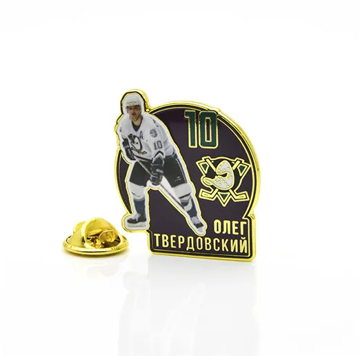 Значок НХЛ Звезда NHL Олег Твердовский №10