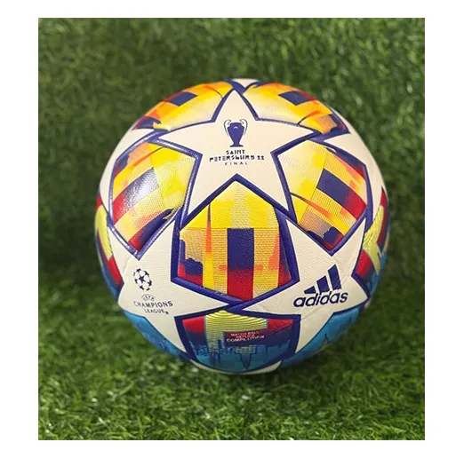Мяч футб. 5 ADIDAS CHAMPIONS LEAGUE 2022 FINAL бело-сине-оранжевый