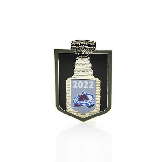 Значок НХЛ Обладатель кубка Стэнли-2022 Колорадо Эвеланж