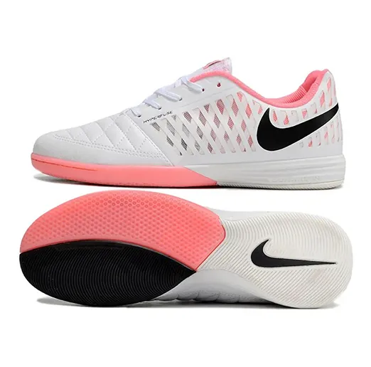 Футзалки Nike Lunar Gato FZL1011 бело-розовые