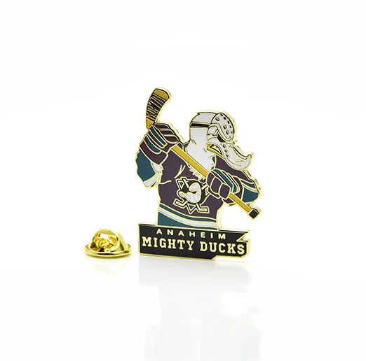 Значок НХЛ Анахайм Майти Дакс Маскот