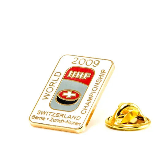 Значок ЧМ 2009 хоккей Швейцария