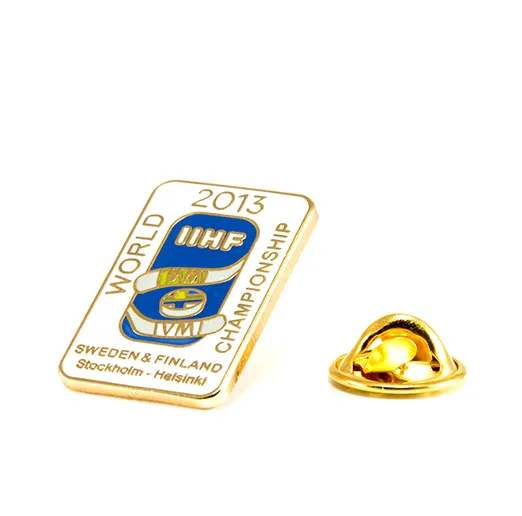 Значок ЧМ 2013 хоккей Швеция-Финляндия