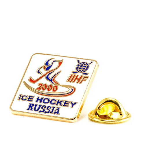 Значок ЧМ 2000 хоккей Россия