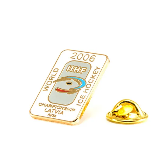 Значок ЧМ 2006 хоккей Латвия
