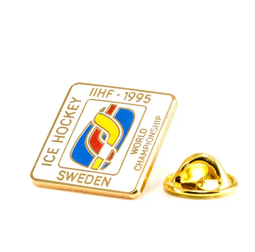 Значок ЧМ 1995 хоккей Швеция