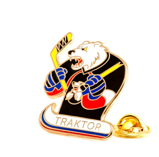 Значок КХЛ Трактор Маскот