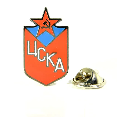 Значок ЦСКА Эмблема ретро красная