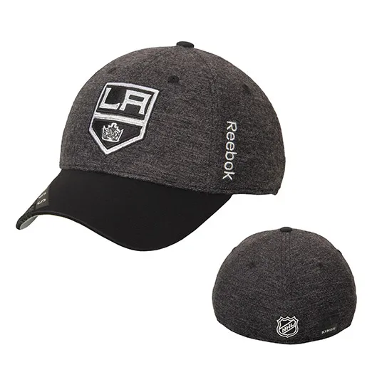 Бейсболка Лос-Анджелес Reebok 01 Los Angeles Kings Playoff Structured Flex Hat