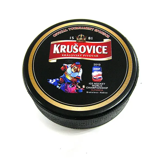 Шайба ЧМ 2019 Словакия Krusovice черный