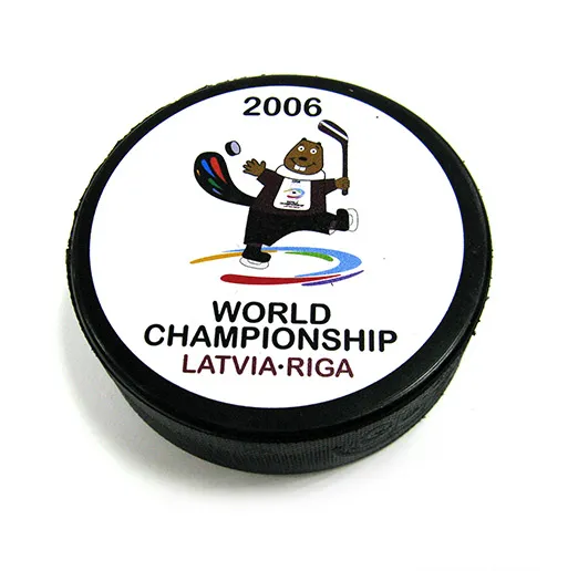 Шайба ЧМ 2006 Латвия Талисман