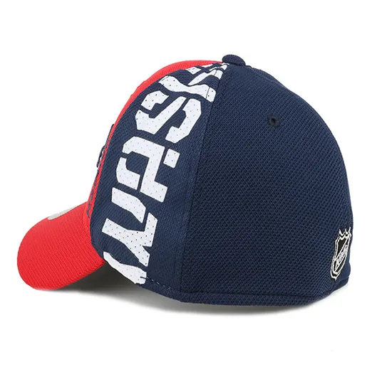 Бейсболка Вашингтон-06 Reebok Red/Navy 2016 NHL Draft Structured Flex Hat