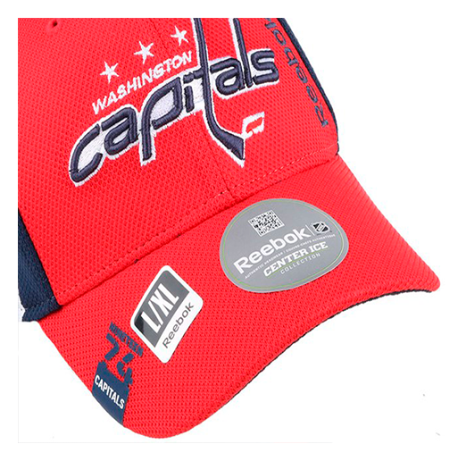Бейсболка Вашингтон-06 Reebok Red/Navy 2016 NHL Draft Structured Flex Hat