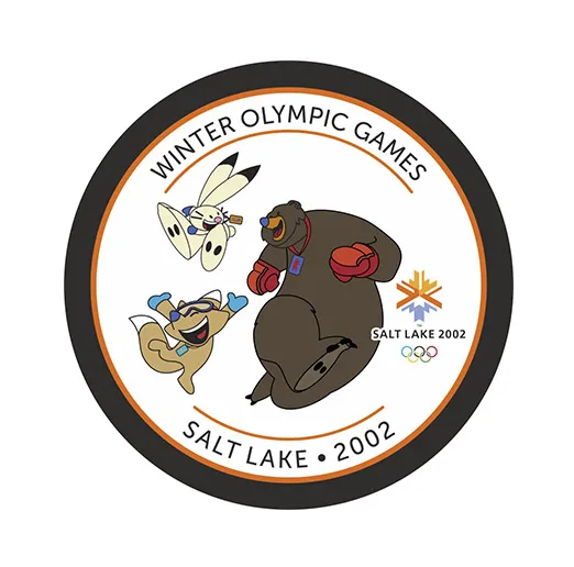 Шайба ОИ 2002 SALT LAKE Маскоты 1-ст.