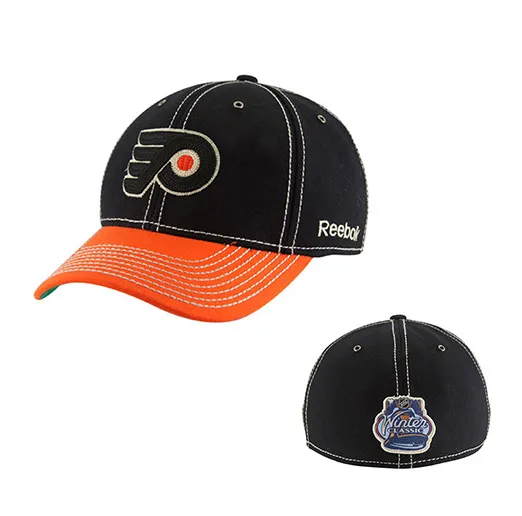 Бейсболка Филадельфия Reebok Philadelphia Flyers Black-Orange Winter Classic