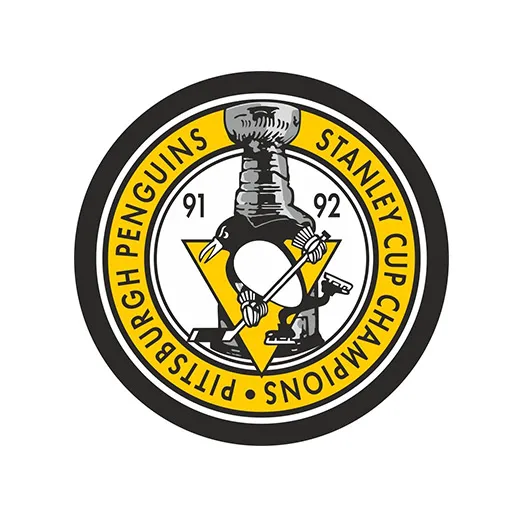 Шайба Pittsburgh Penguins Stanley Cup Champions 1991-92