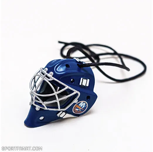 Подвеска в авто вратарский шлем New York Islanders