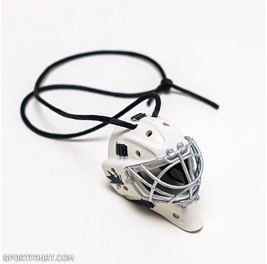 Подвеска в авто вратарский шлем San Jose Sharks