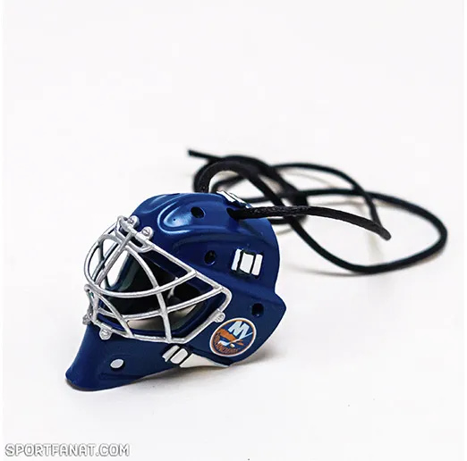 Подвеска в авто вратарский шлем New York Islanders