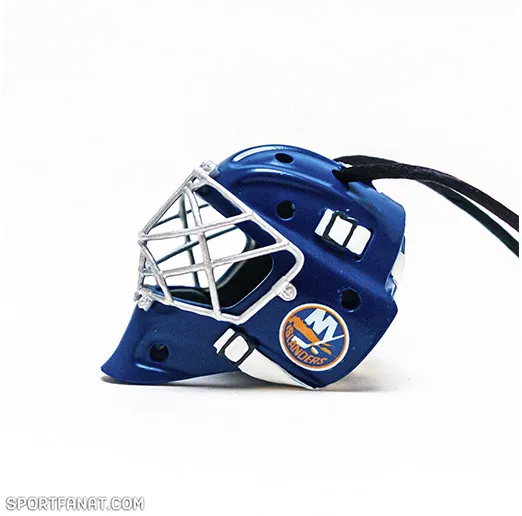Подвеска в авто вратарский шлем New York Islanders
