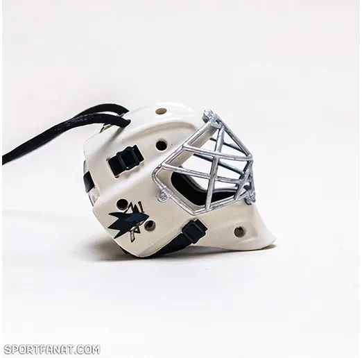 Подвеска в авто вратарский шлем San Jose Sharks