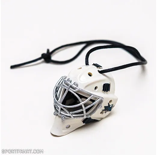 Подвеска в авто вратарский шлем San Jose Sharks