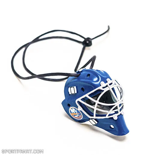 Подвеска в авто вратарский шлем New York Islanders