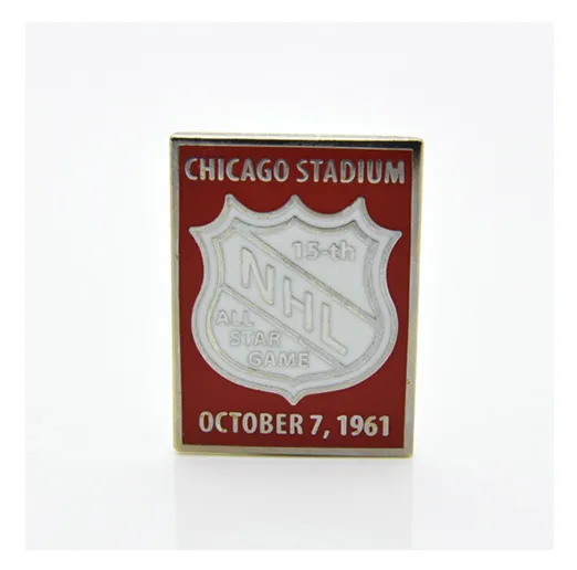 Значок Матч Звезд НХЛ №15 Chicago 1961