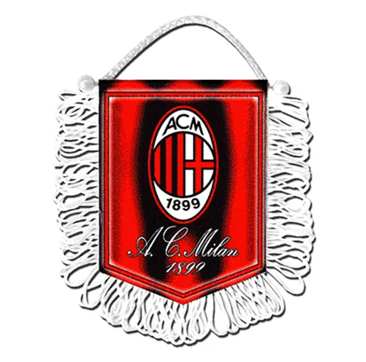 Вымпел FC Milan 10х13 см