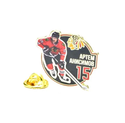 Значок Chicago Blackhawks Артем Анисимов №15