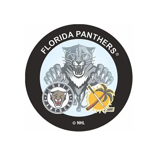 Шайба три логотипа Florida Panthers