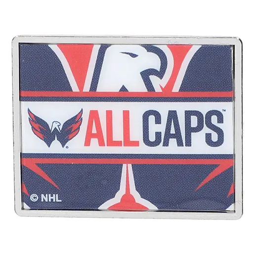 Значок Washington Capitals WinCraft All Caps Pin