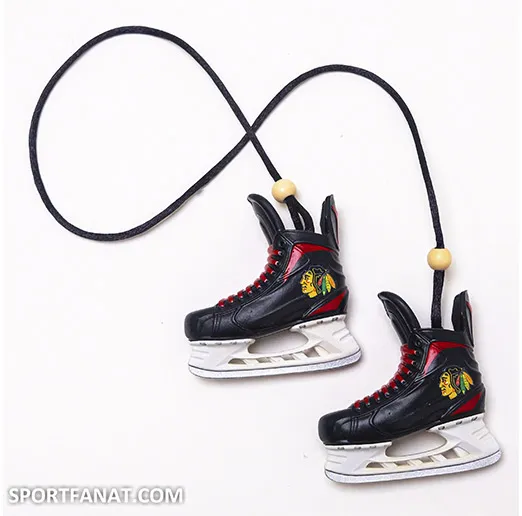 Подвеска в авто коньки Chicago Blackhawks