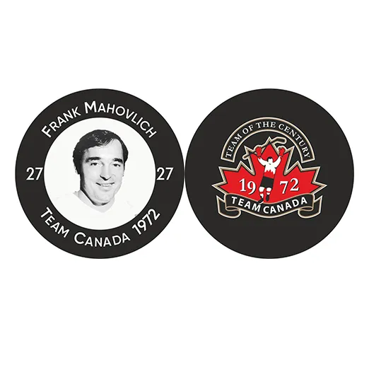 Шайба Team Canada-USSR 1972 MAHOVLICH FRANK 2-ст.