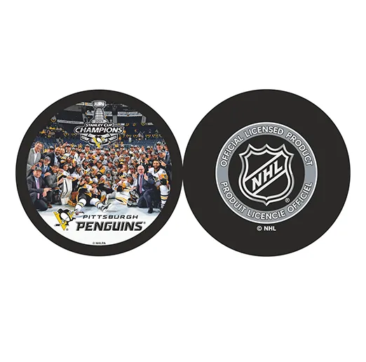 Шайба Pittsburgh Penguins Stanley Cup Champions 2017 фото