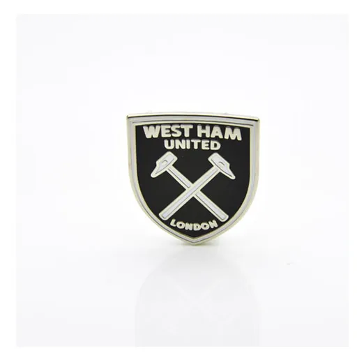 Значок ФК Вест Хэм Юнайтед Лондон Англия эмблема монохром