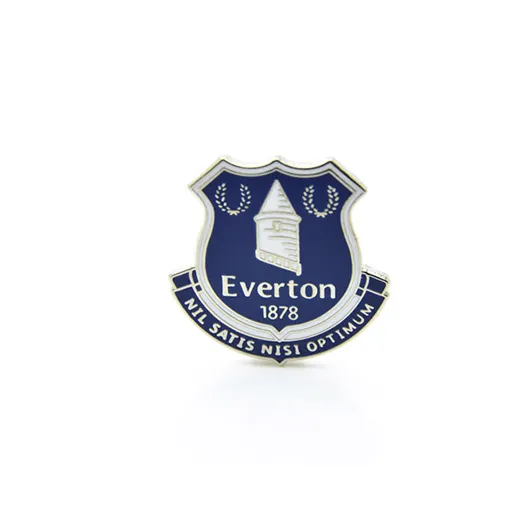 Значок ФК Эвертон Англия эмблема цветная