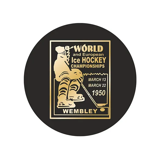 Шайба ЧМ 1950 Великобритания монохром