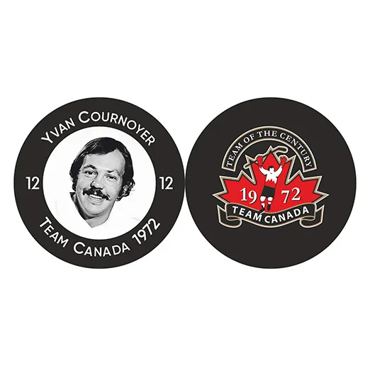 Шайба Team Canada-USSR 1972 COURNOYER 2-ст.