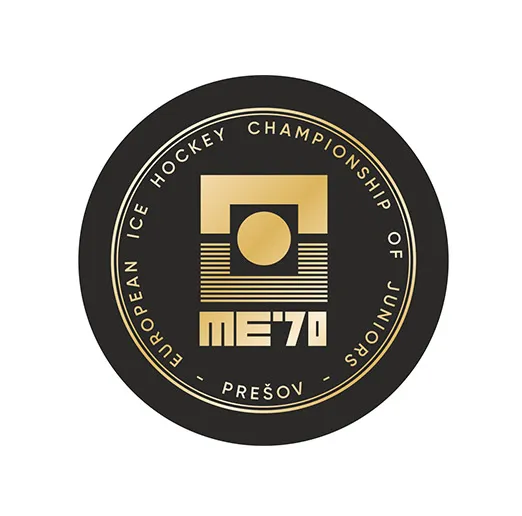 Шайба Чемпионат Европы среди юниоров 1970 PRESOV 1-ст.