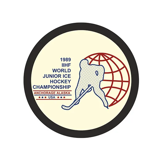 Шайба МЧМ 1989 США 1-ст.