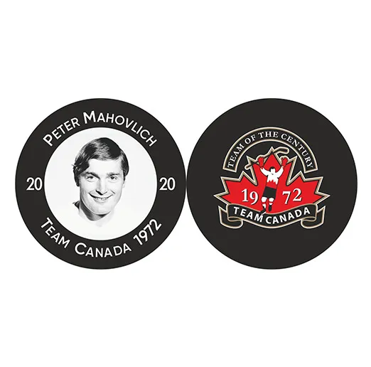 Шайба Team Canada-USSR 1972 PETER MAHOVLICH