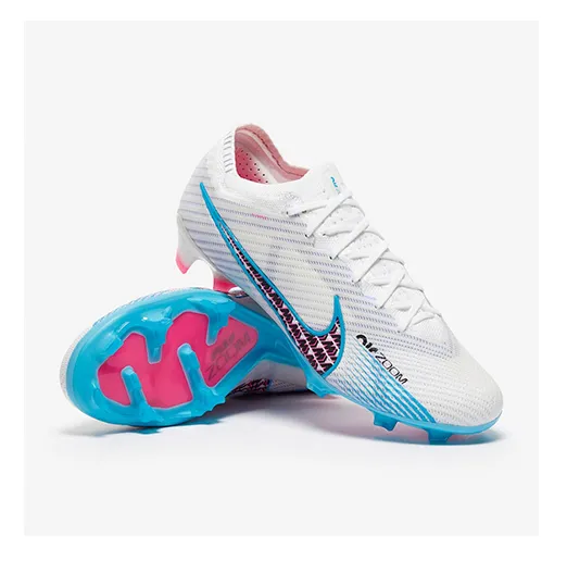 Бутсы Nike Air Zoom Mercurial Vapor 15 Elite бело-синие подростковые