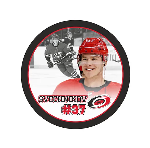 Шайба Игрок НХЛ SVECHNIKOV №37 Каролина 1-ст.